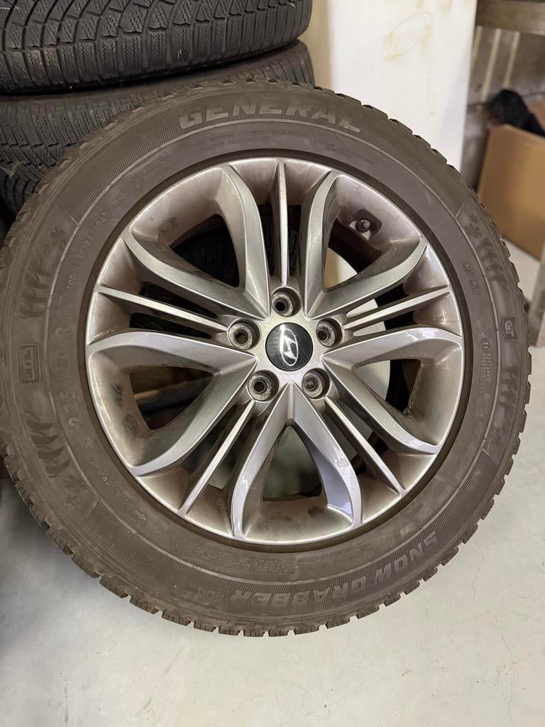Originele hyundai tucson velgen, Auto-onderdelen, Ophalen, Gebruikt, Banden en Velgen, 17 inch