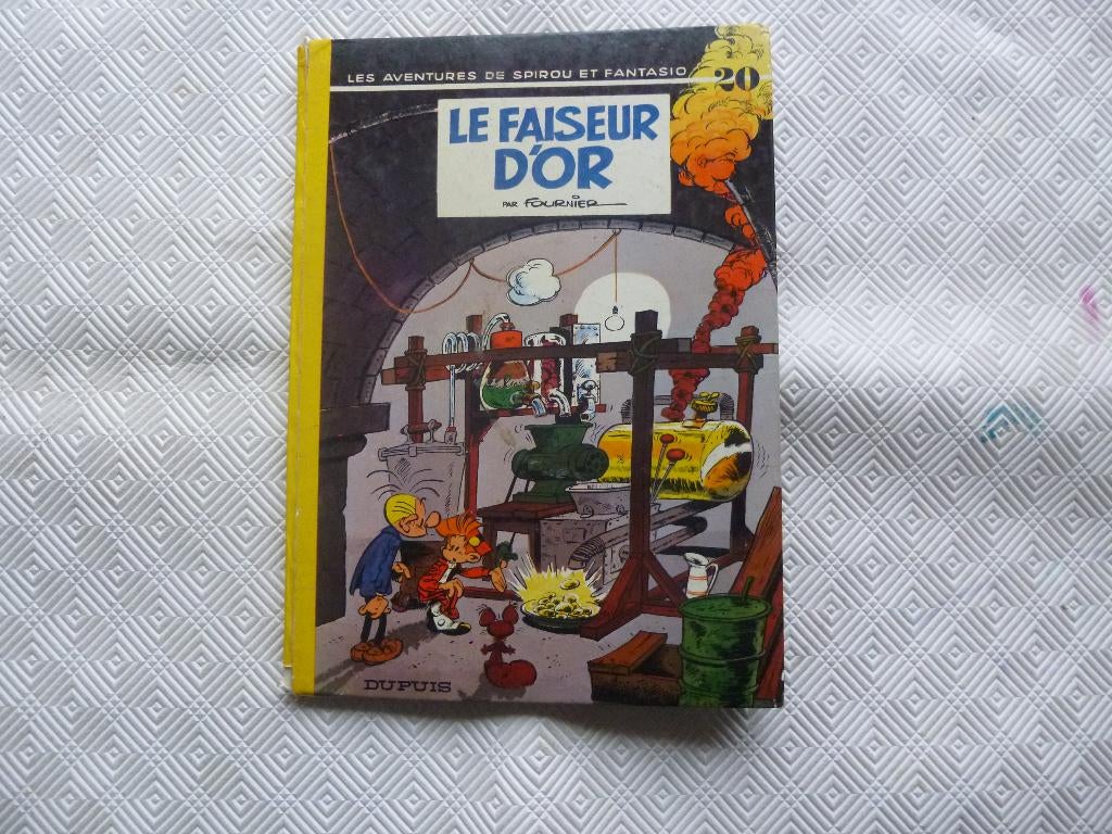 BD Spirou et Fantasio LE FAISEUR D'OR 1970, Livres, Une BD, Fournier., Enlèvement, Utilisé
