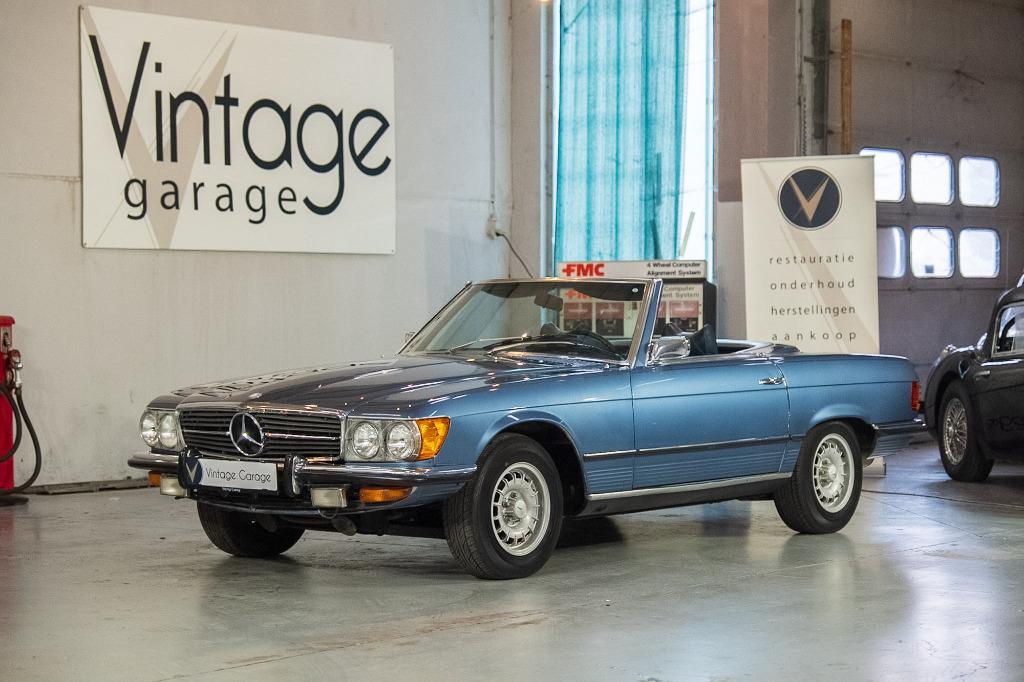 Mercedes 450 SL - 1978, Autos, 4500 cm³, Achat, Entreprise, Bleu