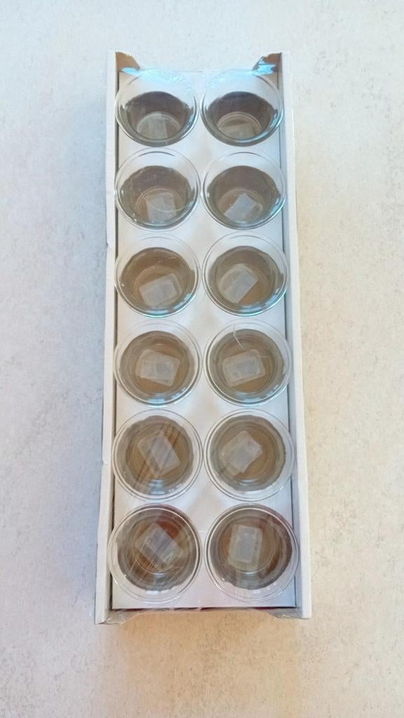 Lot de 12 photophores Spaas pour bougies, Enlèvement ou Envoi, Bougie, Autres matériaux, Blanc