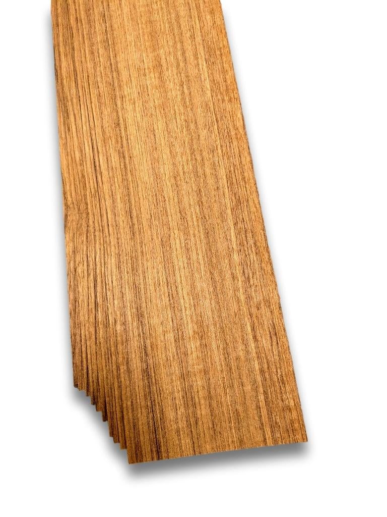 Teak fineer | 23 vellen | 180x11 cm, Verzenden, Nieuw