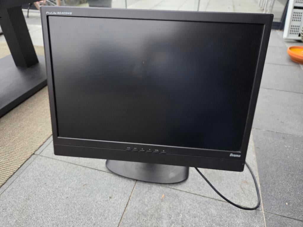 LCD computerscherm IIyama 24 inch, Computers en Software, Monitoren, Ophalen