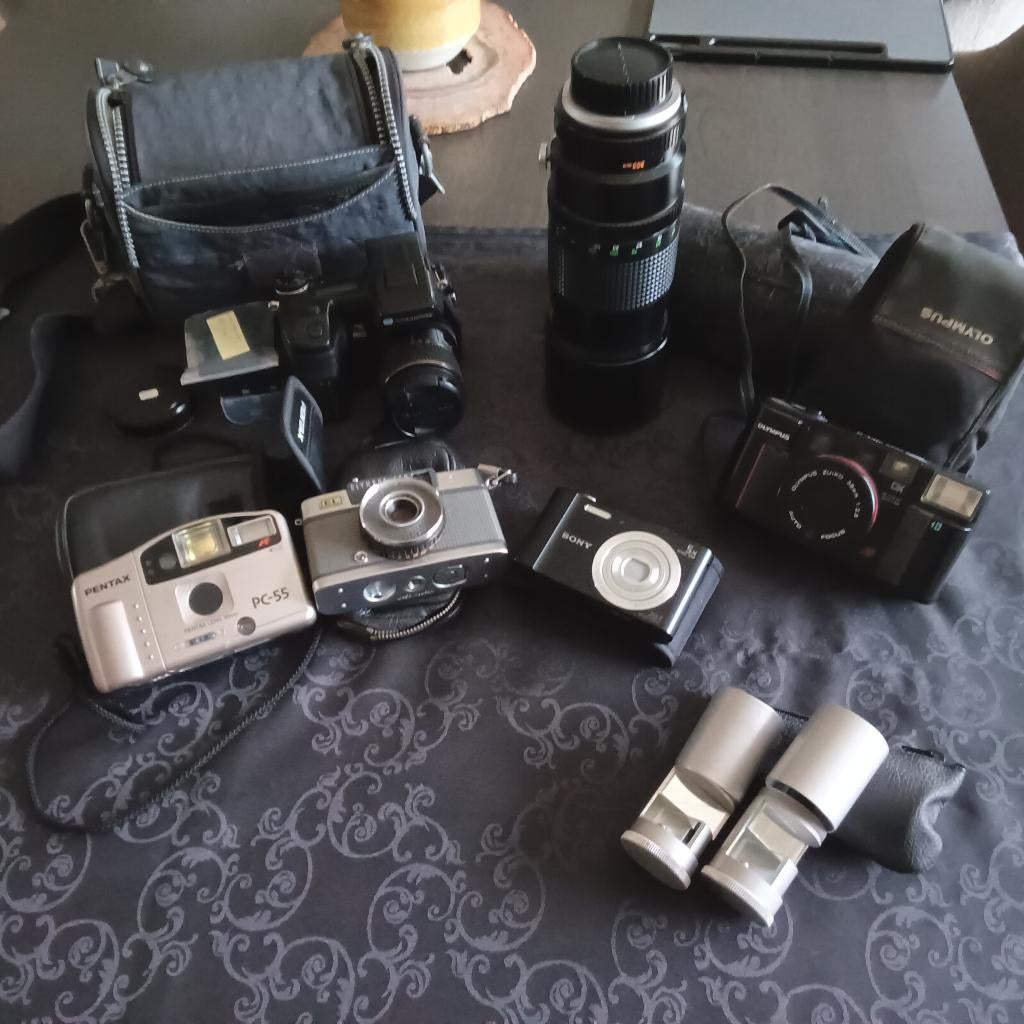 Camera's, lenzen,prisma hoekspiegels....bieden/ vrgprs ..., Audio, Tv en Foto, Ophalen, Gebruikt, Overige Merken