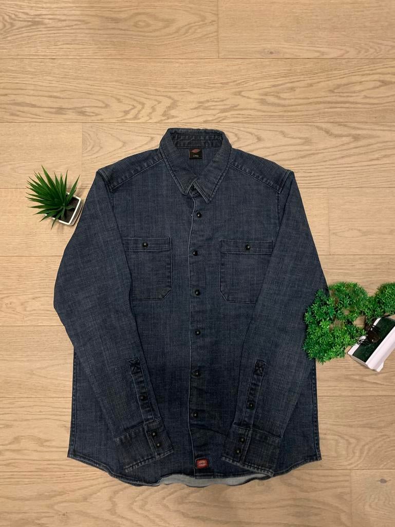 Dickies leren vest, Maat 52/54 (L), Blauw, Dickies, Ophalen of Verzenden