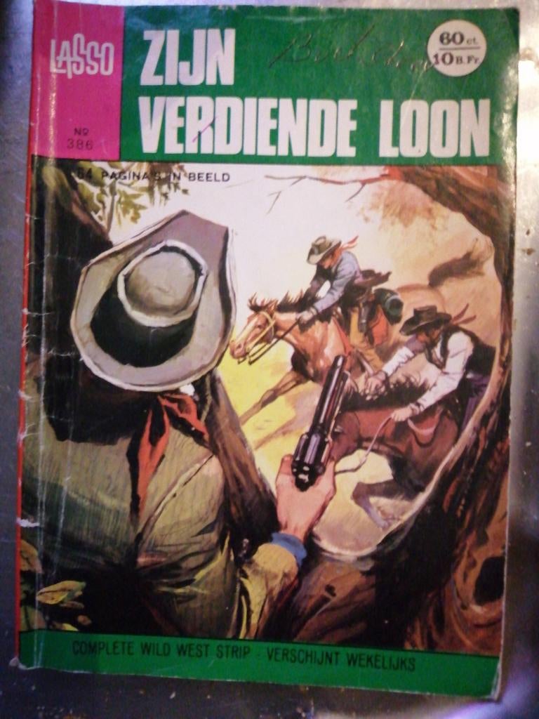 Lasso mini strip zijn verdiende loon complete wint weststrip, Eén comic, Ophalen of Verzenden, Gelezen, Europa