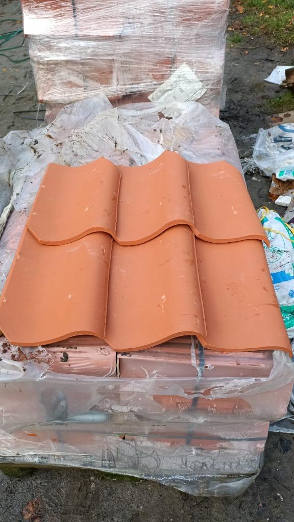 Dakpannen Nelskamp Oude Holle pan OH-16 rood, Enlèvement, Neuf, Rouge, Tuiles