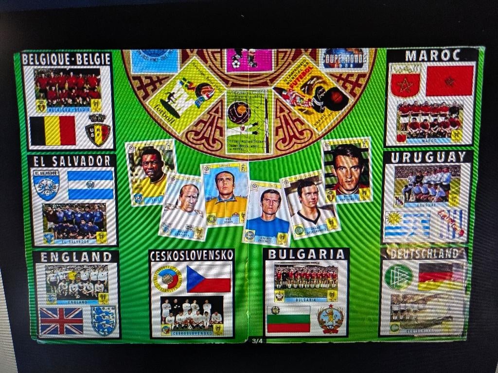 AFFICHE PUBLICITAIRE PANINI COUPE DU MONDE FOOT MEXICO 70, Collections, Envoi