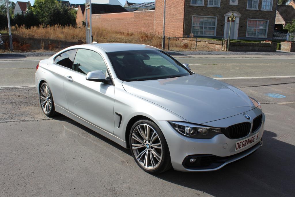 BMW 418i coupé automatique avec PDC, GPS, garantie, Autos, Argent ou Gris, Achat, https://public.car-pass.be/vhr/b62d81eb-1161-4ecf-bdf7-83af9ccbdc44