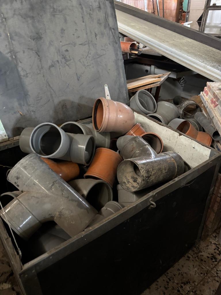 Lot PVC bochten, Doe-het-zelf en Bouw, Buizen en Afvoer, Ophalen, PVC, Bochten