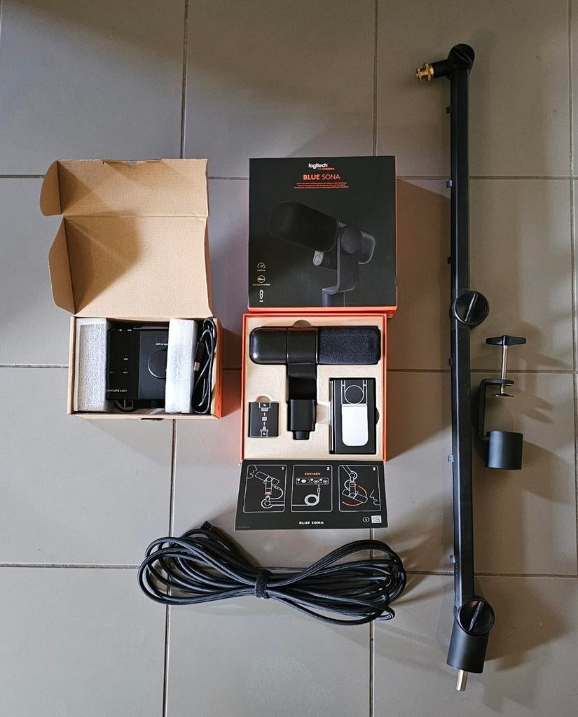 Setup microphone professionnel Streaming/Podcast G Yeti