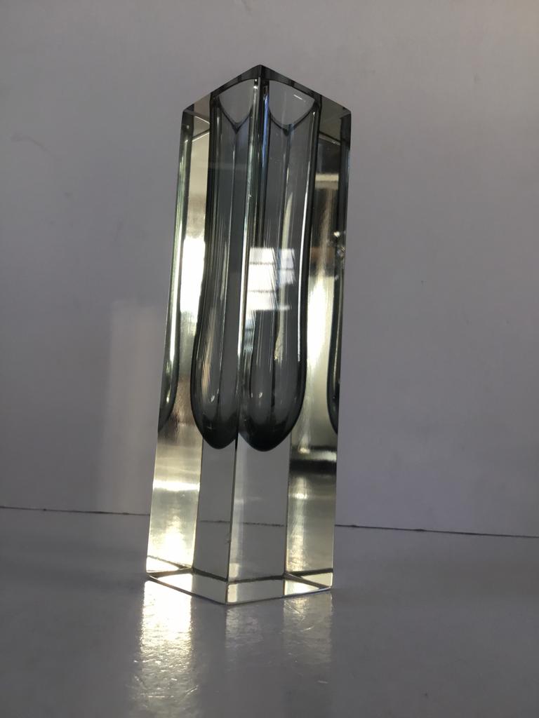 Murano Sommerso vaasje 19cm, Antiek en Kunst, Ophalen