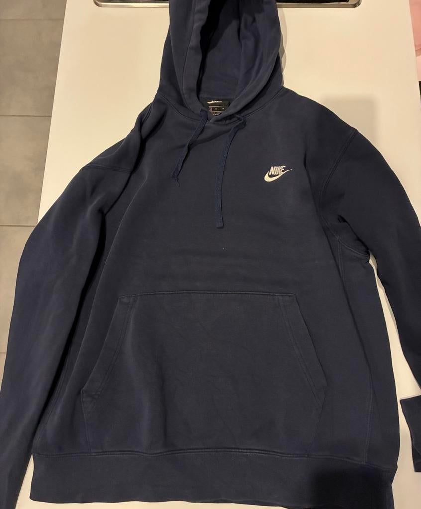 Nike Hoodie, Ophalen, Gedragen, Maat 48/50 (M), Blauw