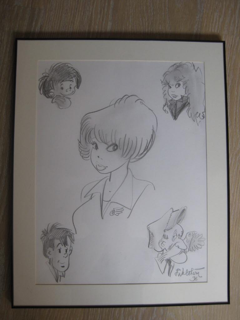 Walthéry superbe original de Natacha, Rubine etc.., Livres, BD, Neuf, Une BD, Enlèvement