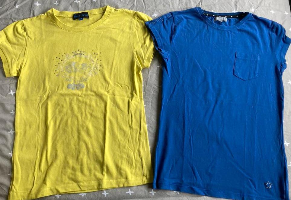 2 mooie t-shirts 13/14 jaar, Meisje, JBC, Ophalen of Verzenden, Zo goed als nieuw