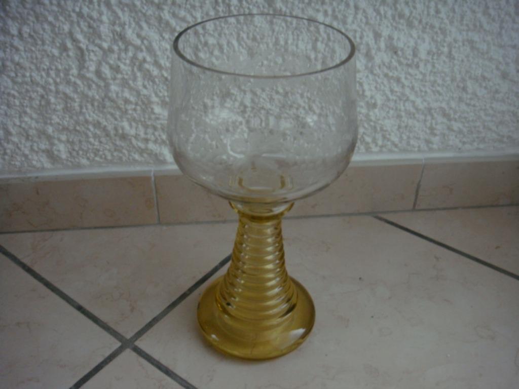 Vase en Cristal. Forme verre à vin. Ancien RARE, Enlèvement ou Envoi
