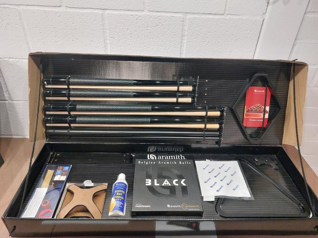 Set d'accessoires de billard noir, Enlèvement, Neuf
