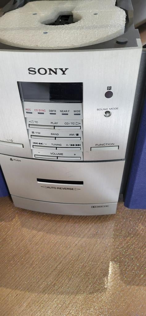 Mini chaine hifi "Sony", TV, Hi-fi & Vidéo, Chaîne Hi-fi, Enlèvement, Utilisé, Sony