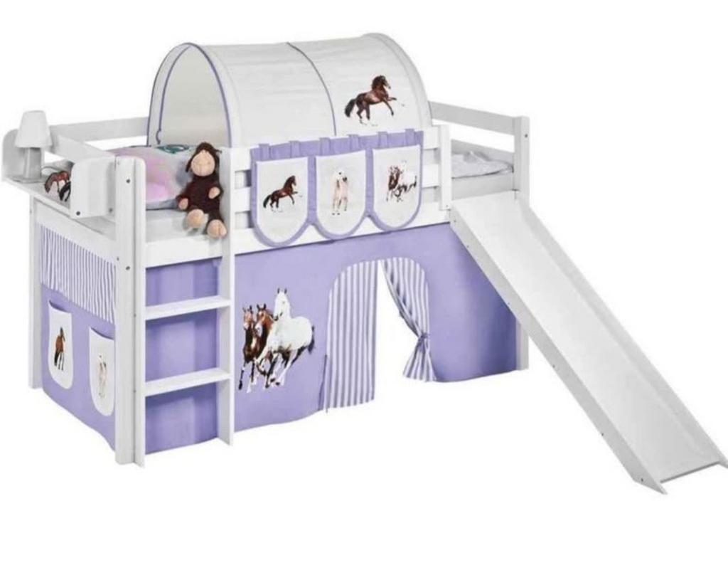 Bed - halfhoogslaper, Kinderen en Baby's, Kinderkamer | Stapelbedden en Hoogslapers, Halfhoogslaper, Ophalen