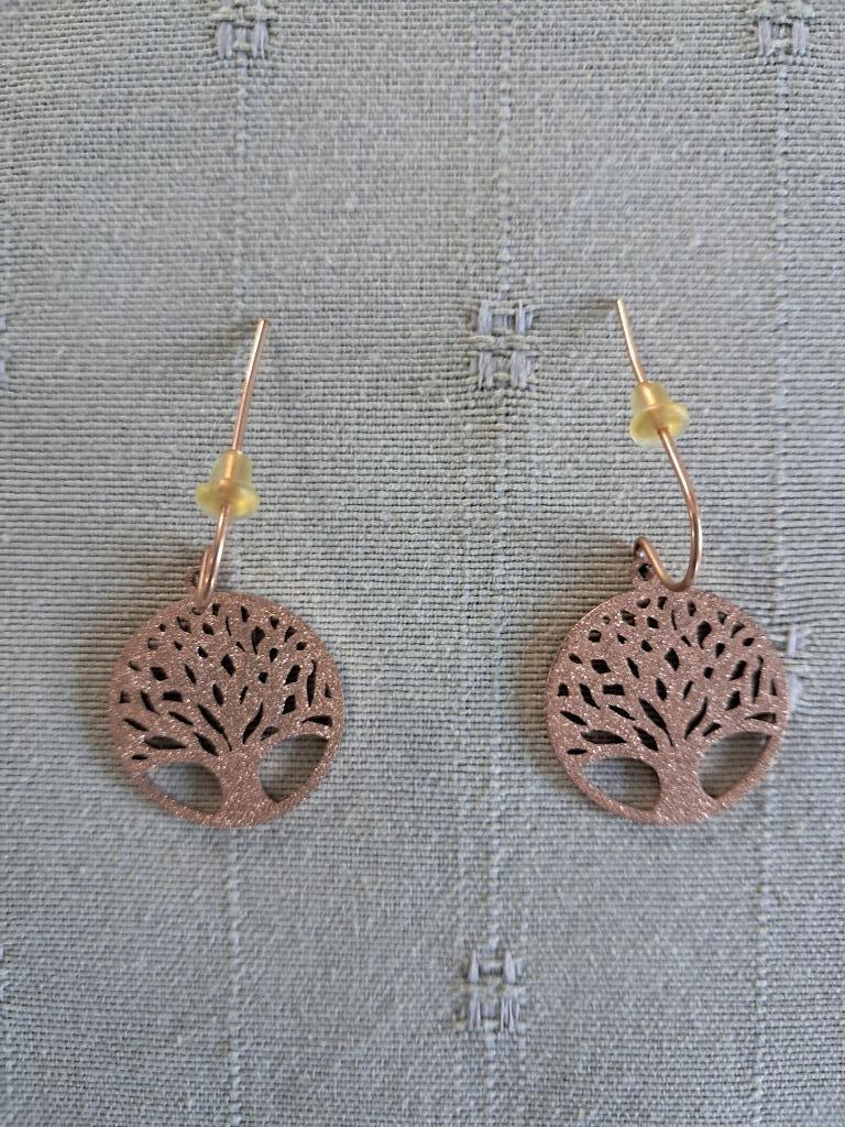 Oorbellen Victoria, Handtassen en Accessoires, Oorbellen, Ophalen, Overige materialen, Zo goed als nieuw, Roze