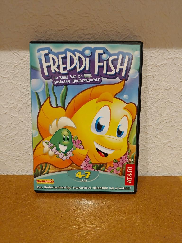 freddi fish 3 de zaak van de gestolen trompetschelp, Games en Spelcomputers, Games | Pc, Puzzel en Educatief, Gebruikt, 1 speler