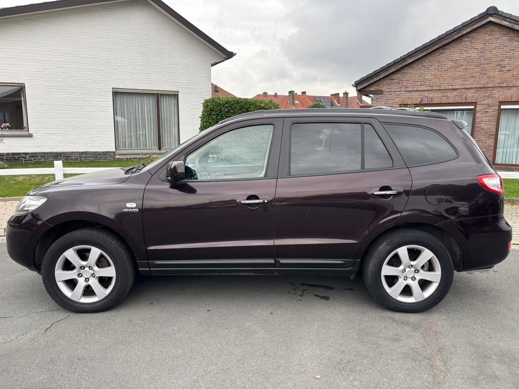 Hyundai Santa Fe 2.2 CRDi 4– 2008 – 100.000 km 7Places, Autos, Beige, Entreprise, 7 places, Boîte manuelle
