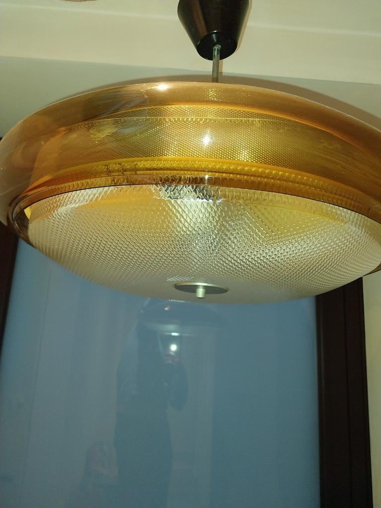 Vintage "Italiaanse" hanglamp, Ophalen of Verzenden