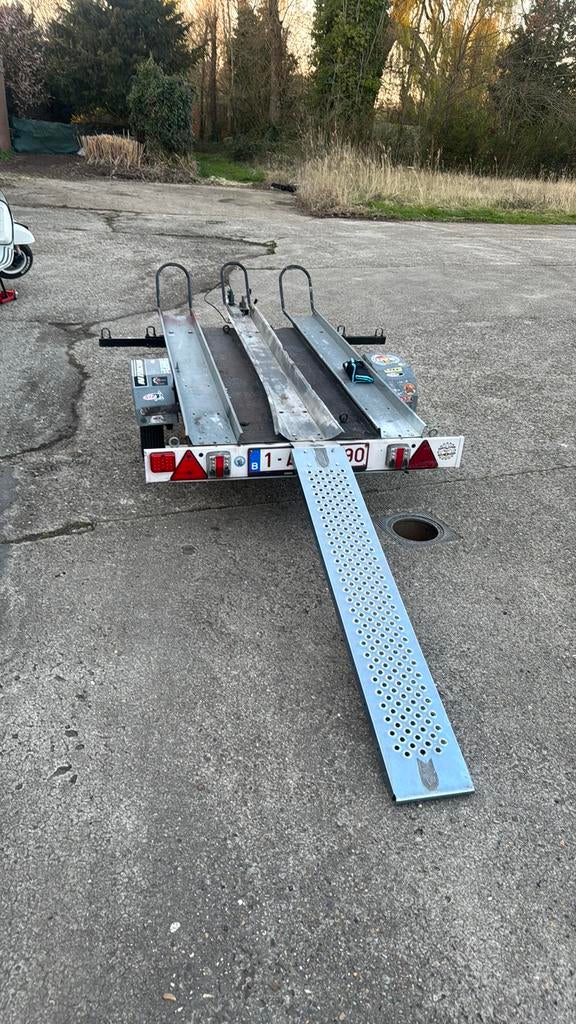Moto aanhangwagen, Auto diversen, Aanhangers en Bagagewagens, Ophalen, Gebruikt