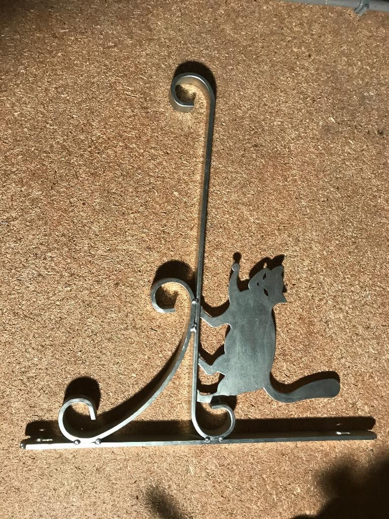 decoratie wand of muur kat voor hanging basket, Ophalen of Verzenden, Nieuw