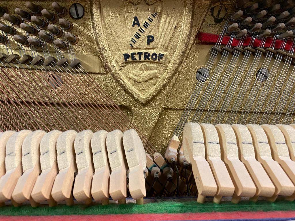Piano petrof, Ophalen, Gebruikt