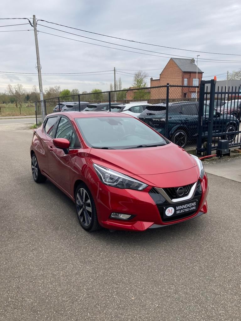 Nissan Micra Tekna benzine 2019  38000 km, Auto's, Nissan, Voorwielaandrijving, 118 g/km, Stof, 5 deurs