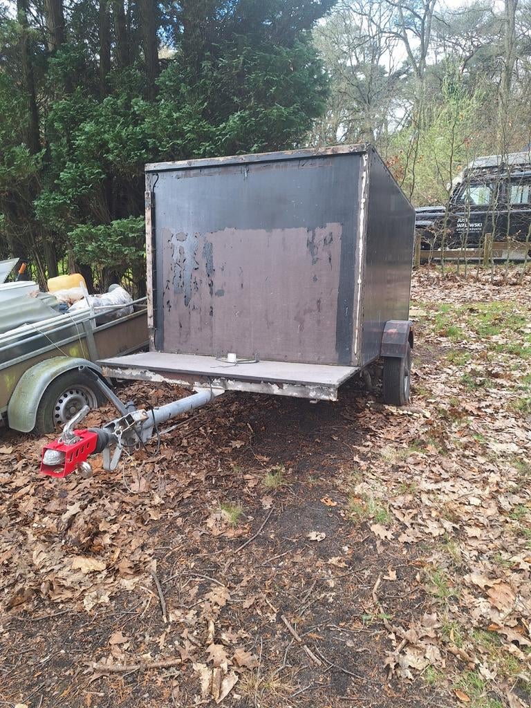 Aanhanger, enkelas, zonder keuring, nieuwe achterlichtbalk, Auto diversen, Aanhangers en Bagagewagens, Ophalen of Verzenden, Gebruikt