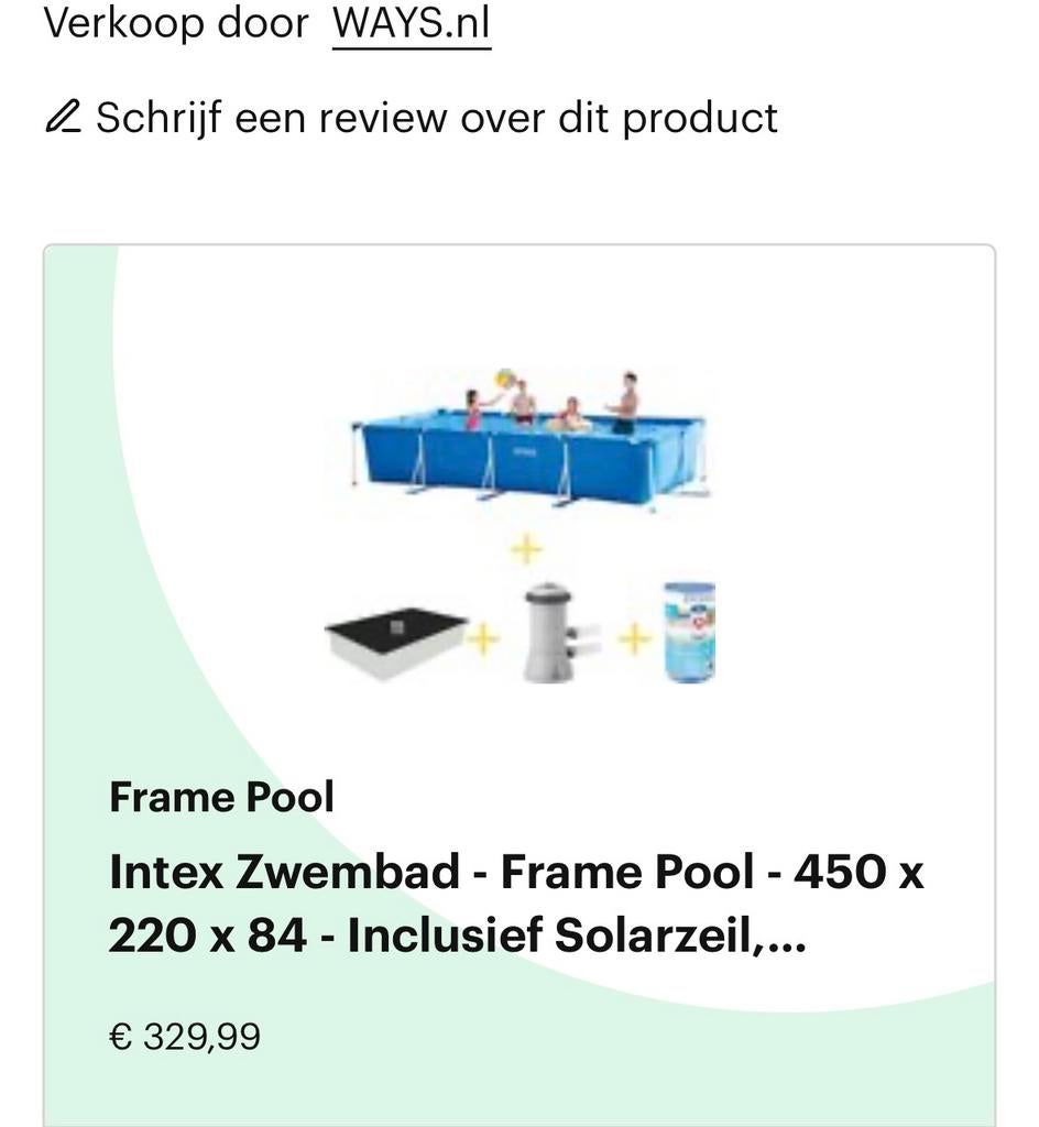 Zwembad met attributen, Jardin & Terrasse, Piscines, Enlèvement, Utilisé, 80 à 120 cm, Piscines hors sol