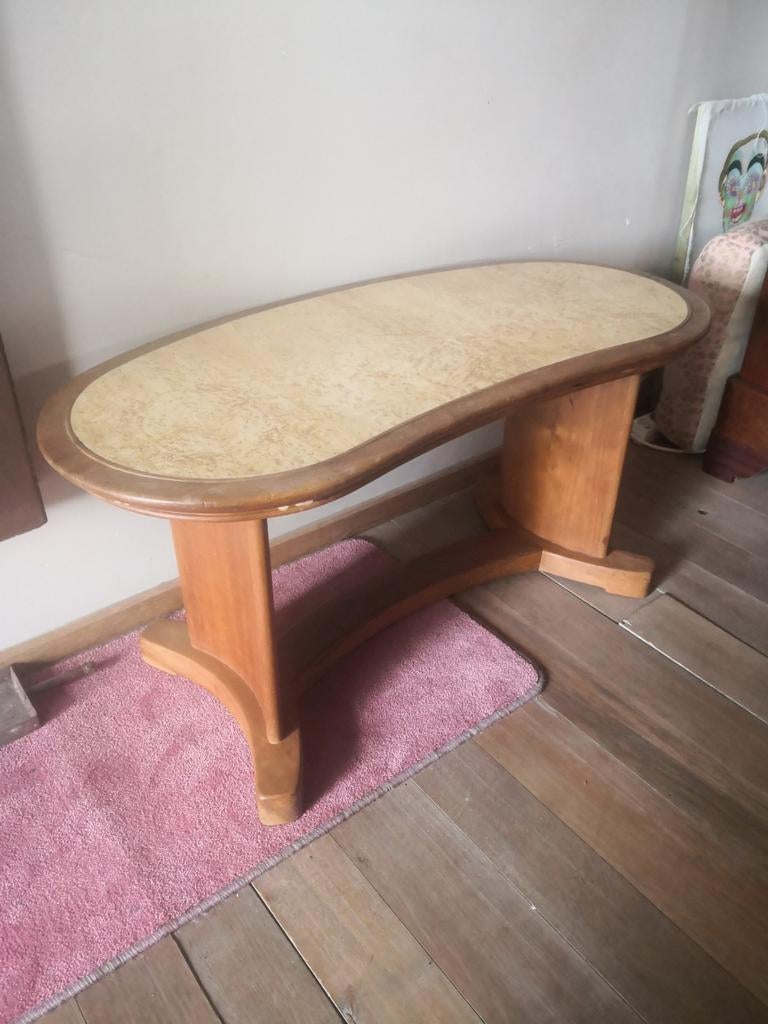 Stevige art déco salontafel, Ophalen