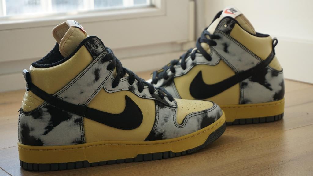 Nike Dunk High 1985 SP - Black Acid Wash, Kleding | Heren, Schoenen, Overige kleuren, Nike, Ophalen of Verzenden, Zo goed als nieuw