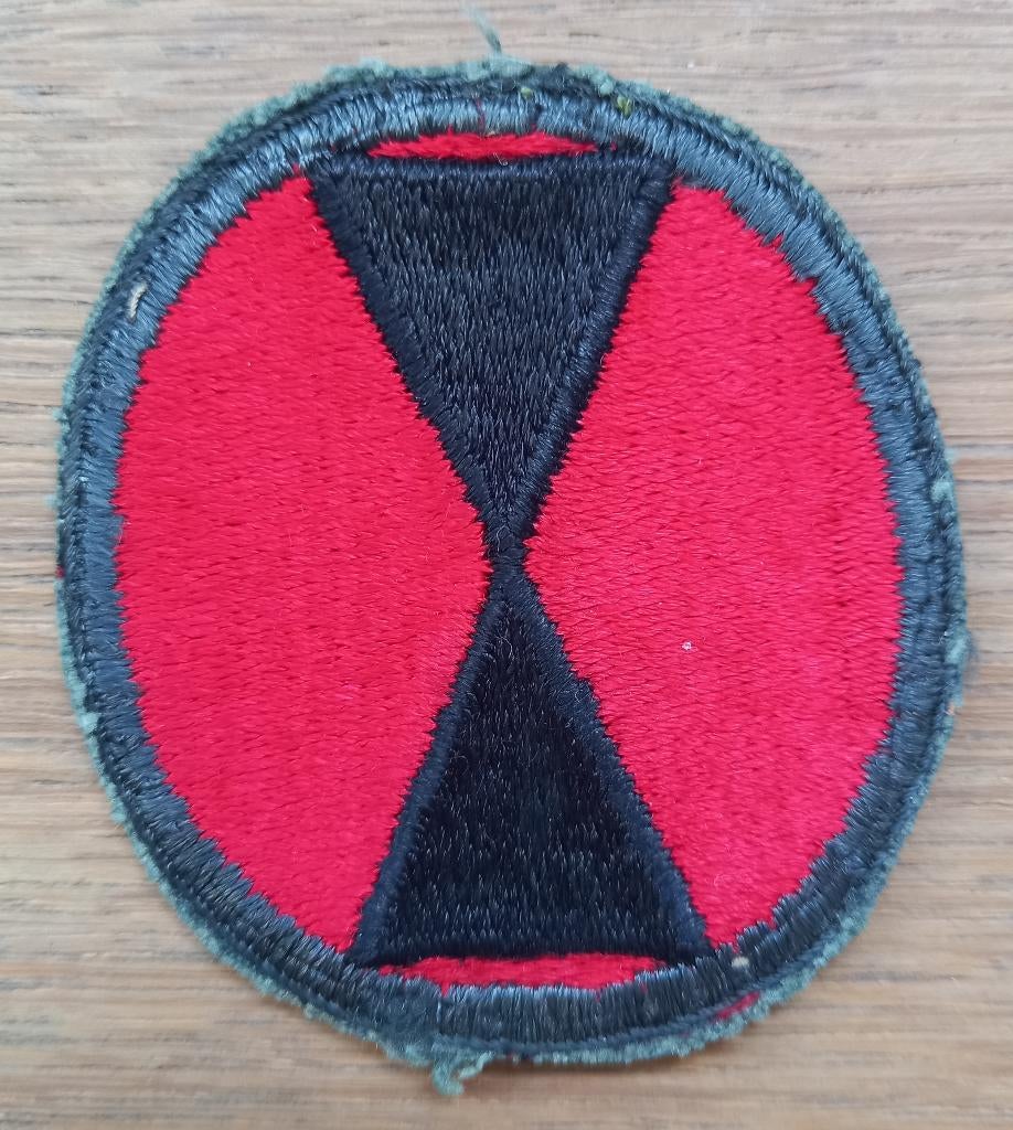 Patch U.S. Army 7TH INFANTRY DIVISION Guerre de Corée BUNC, Collections, Objets militaires | Seconde Guerre mondiale, Armée de terre