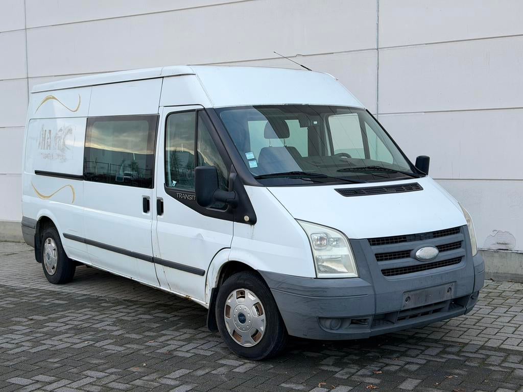 Ford Transit 2.2tdci dubbel cabine vaste prijs, Auto's, Bestelwagens en Lichte vracht, Bedrijf, Diesel, Ford, Te koop