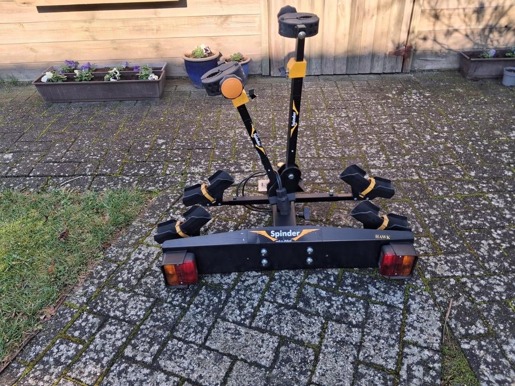 Fietsendrager spinder hawk., Auto diversen, Ophalen, 2 fietsen, Trekhaakdrager