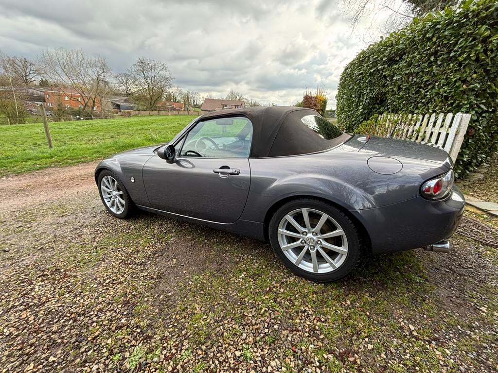 Mazda MX-5 2007 – 166000 km – cuir brun, Autos, Mazda, Cuir, Achat, Cabriolet, Boîte manuelle
