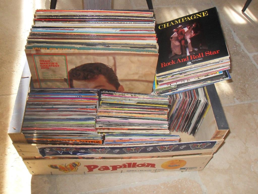 Lot lp's en singles, Ophalen of Verzenden, Gebruikt, 7 inch