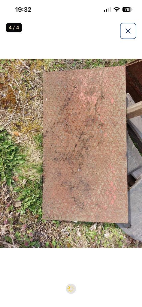 CHERCHE PLAQUE A VENDRE, Enlèvement, Comme neuf