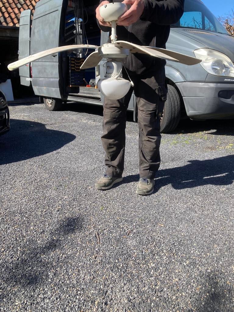 Plafondventilator met licht. 3 standen, Electroménager, Ventilateurs, Enlèvement, Ventilateur de plafond