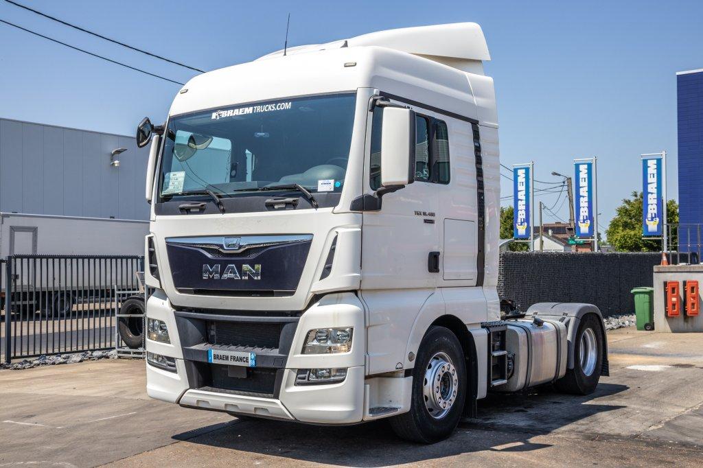 MAN TGX 18.480 XLX BLS+INTARDER (bj 2015), Auto's, Vrachtwagens, Automaat, Achterwielaandrijving, Euro 6, Wit