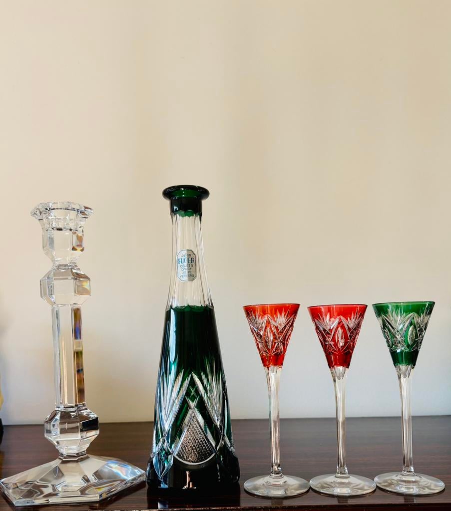 Lot Val Saint Lambert et grand vase Christal d'Arques, Enlèvement