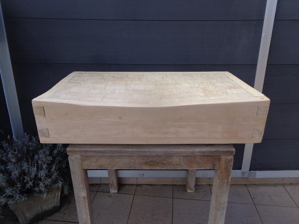 kapblok-hakblok-slagersblok-vleesblok, Ophalen