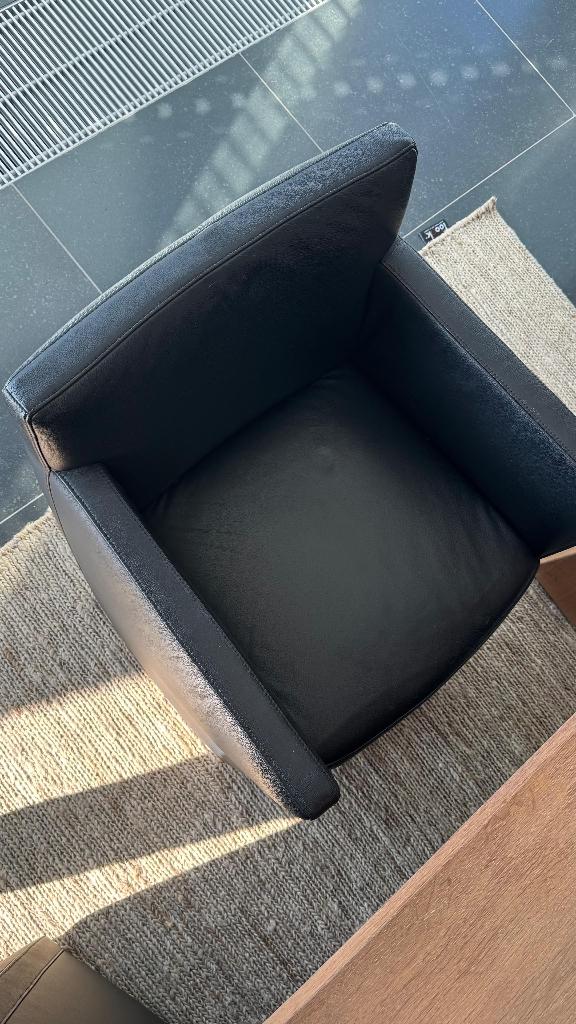 Stoelen leder Longlife, Ophalen, Leder, Gebruikt, Zwart