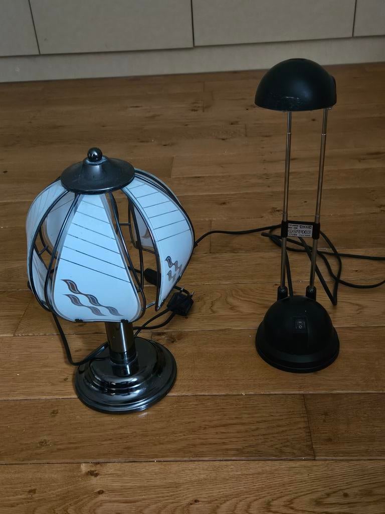 Tafellamp en bureaulamp in goede staat, Huis en Inrichting, Lampen | Tafellampen, Ophalen