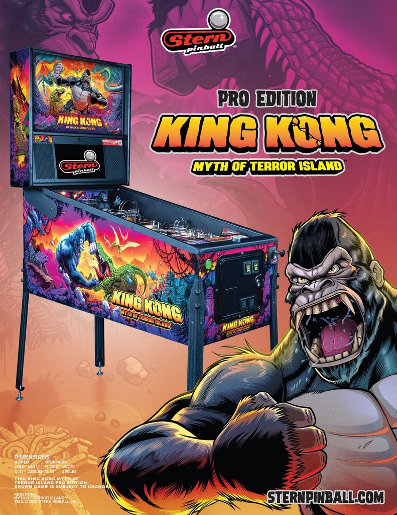 King Kong Pro, Neuf, Enlèvement, Imprimante matricielle, Flipper (jeu)