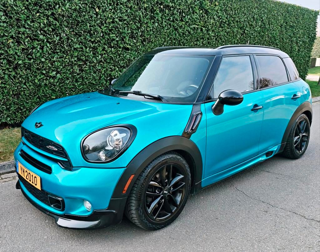 Mini Countryman S ALL4 JCW Pano+Keyless+GPS, Auto's, Mini, Euro 5, Blauw, Leder, Bedrijf