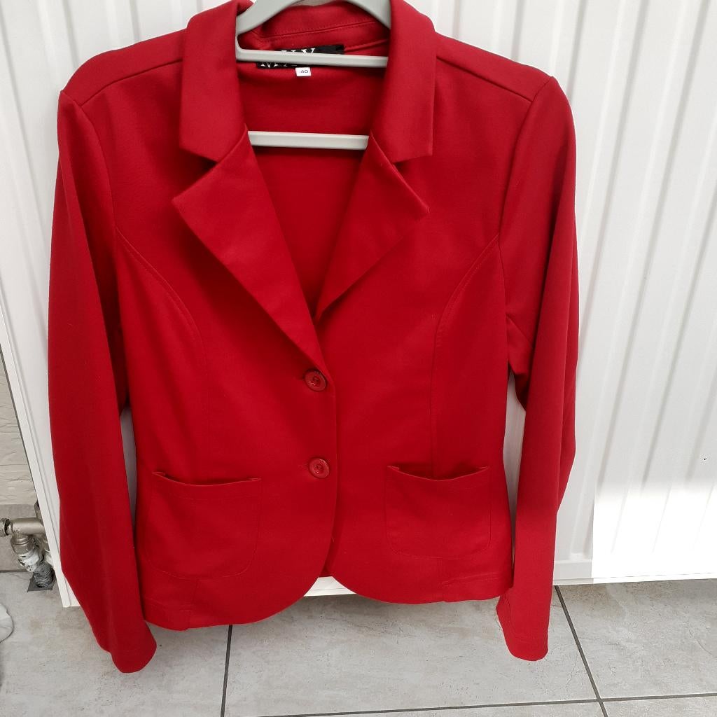 jasje maat 40, Ophalen of Verzenden, Maat 38/40 (M), Rood, Jasje