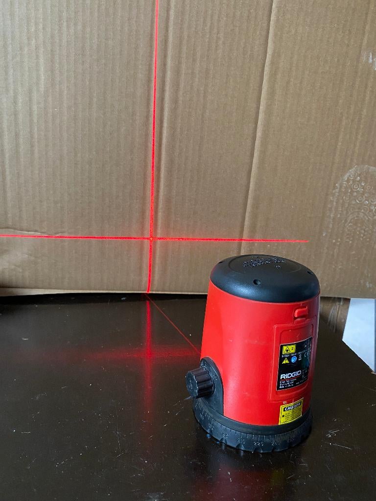 Ridgid niveau laser horizontal et vertical, Bricolage & Construction, Enlèvement, Utilisé